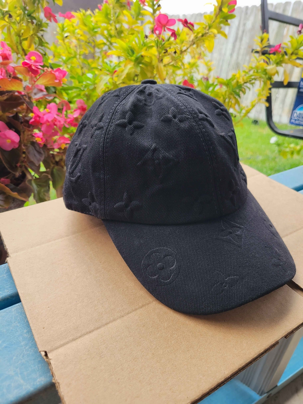 Louis Vuitton Black Denim Monogram Baseball Cap - Picture 4 of 10
